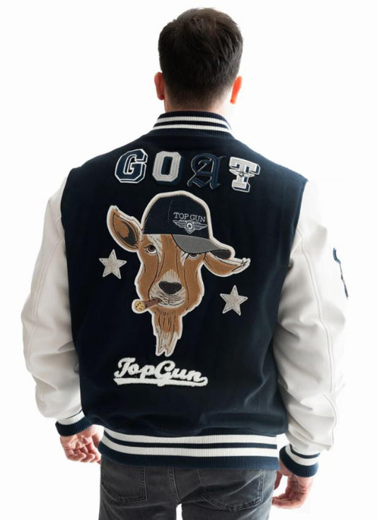 TOP GUN "THE GOAT" VARSITY JACKET (TGJ2349)