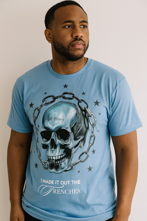 Chain Circle Skull T-shirt