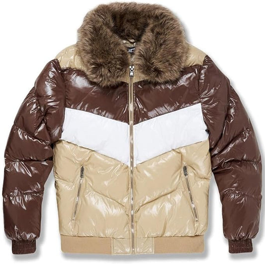 Jordan Craig Men Blocked Puffer Jacket