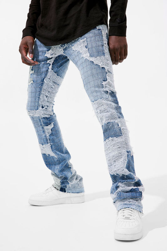 MARTIN STACKED - FULL MOON BORO DENIM (AGED WASH)