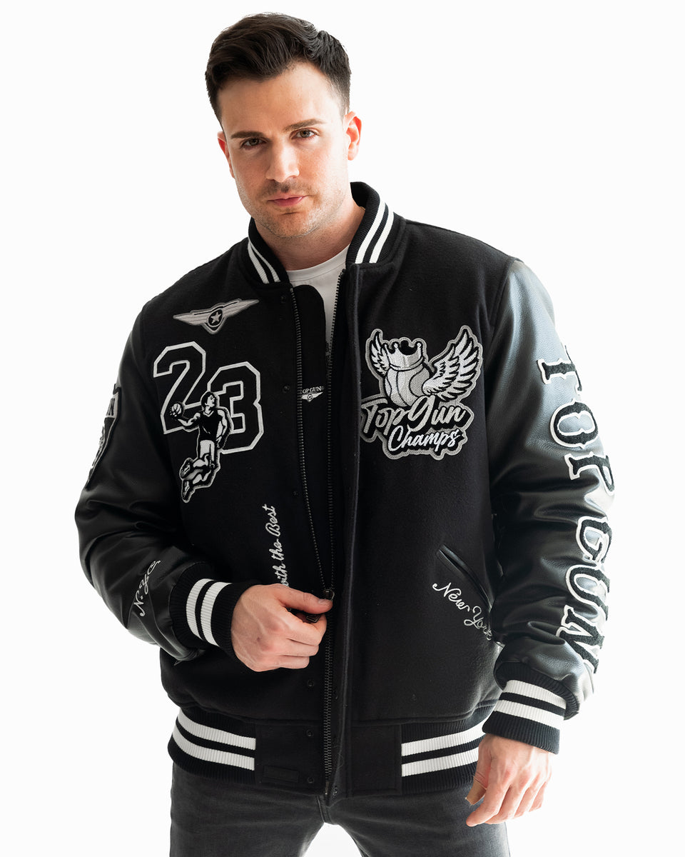 TOP GUN "FLYING LEGEND" VARSITY JACKET