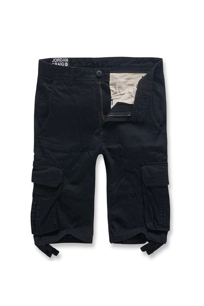 BEDROCK CARGO SHORTS (BLACK)