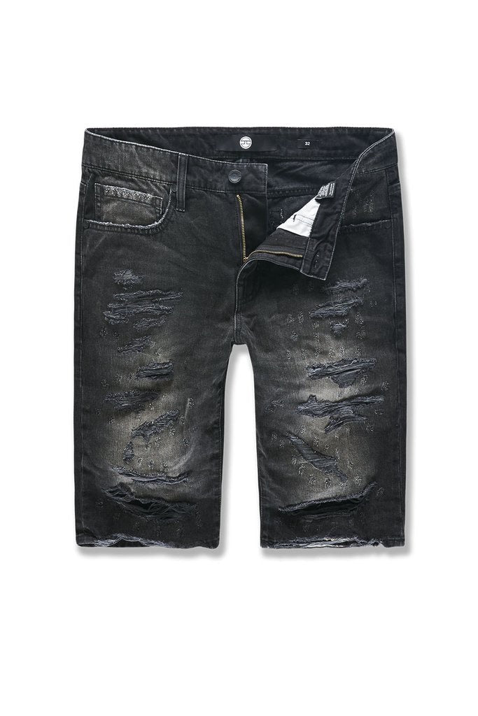 BELMAR DENIM SHORTS 2.0 - BLACK SHADOW