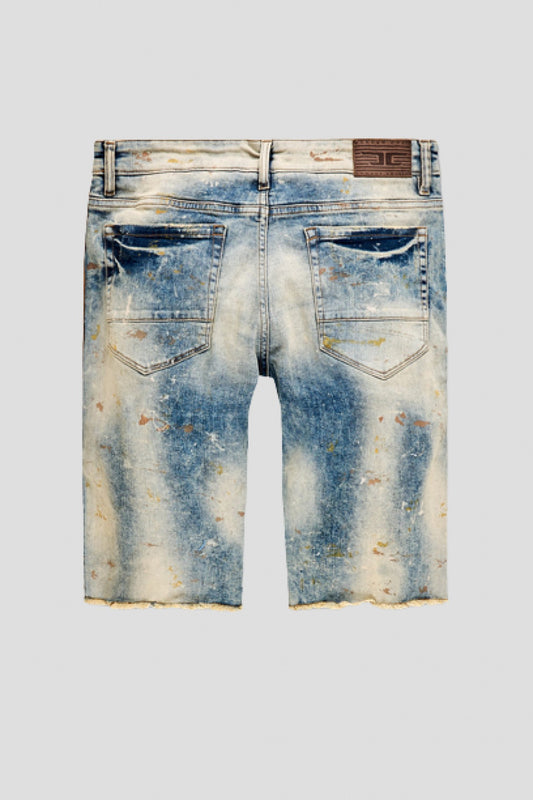 DENIM SHORTS (CEMENT WASH)