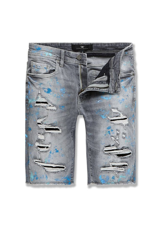 VENGEANCE DENIM SHORTS - BLUE WAVE