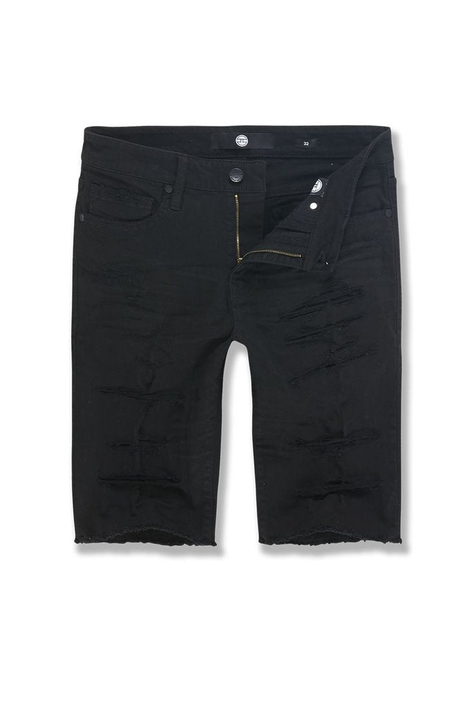 WILDWOOD TWILL SHORTS - JET BLACK