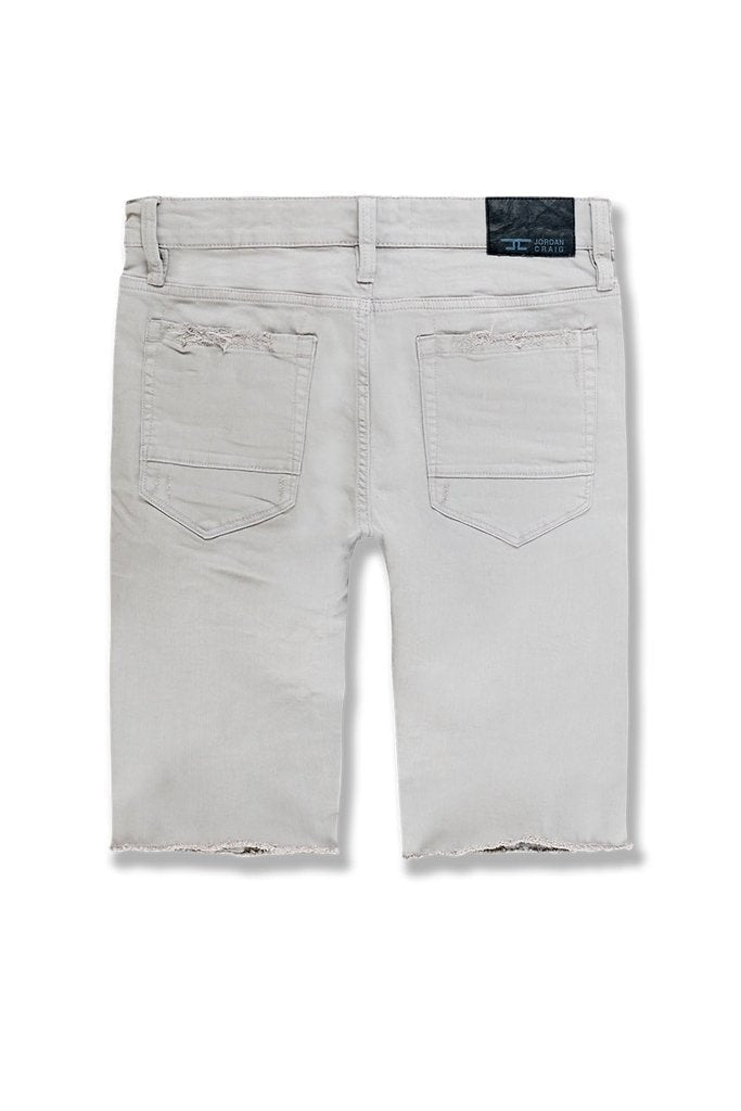 WILDWOOD TWILL SHORTS - LIGHT GREY