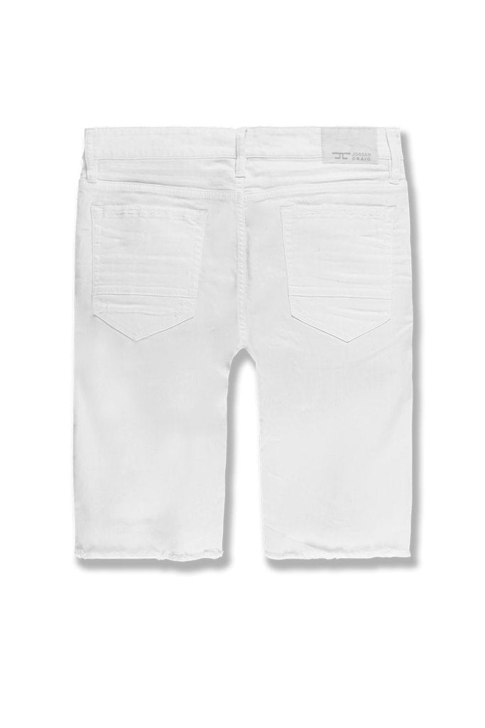 WILDWOOD TWILL SHORTS-WHITE